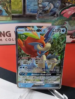 Keldeo GX - 47/236 - Pokemon Unified Minds Sun & Moon Ultra Rare Card NM - Image 1