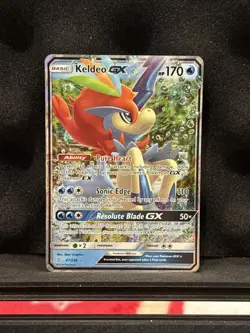 Keldeo GX - 47/236 - Pokemon Unified Minds Sun & Moon Ultra Rare Card NM - Image 1