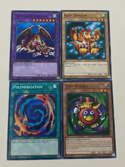Yugioh - Thousand Dragon Time Wizard Baby Polymerization NM - Free Holo - B - Image 1