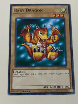 Yugioh - Thousand Dragon Time Wizard Baby Polymerization NM - Free Holo - B - Image 3