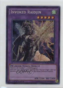 Invoked Raidjin SE 1st Ed. YuGiOh Fusion Enforcers #FUEN-EN028 - Image 1