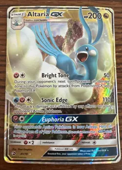 Altaria GX 41/70 Pokemon Dragon Majesty Holo Ultra Rare LP - Image 1