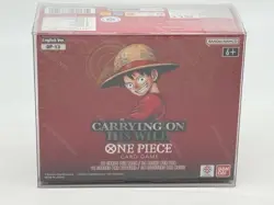 #1 One Piece EN OP-13 Carrying on His Will Booster Box Sealed w/ Plastic Case - Image 1