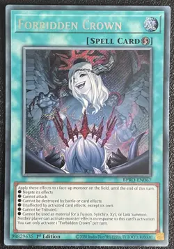 Forbidden Crown - Yu-Gi-Oh! - Secret Rare - 1st Edition - BPRO-EN067 - NM Card - Image 1