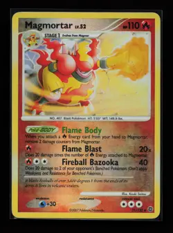 Magmortar 31/132 Rare Reverse Holo Secret Wonders Pokemon Card - Image 1
