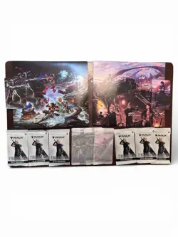Final Fantasy Magic The Gathering Card Lot With Card Display Easel - Image 1