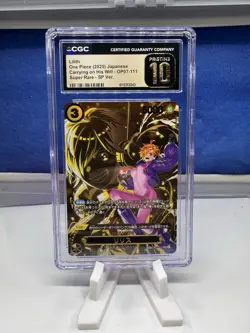 Lilith OP07-111 SP Carrying On His Will One Piece Card Game CGC Gem Mint 10 - Image 1