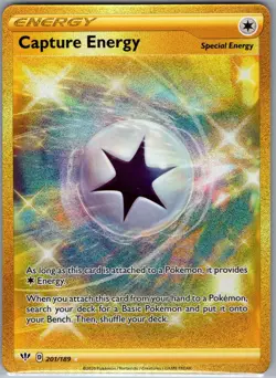 Capture Energy 201/189 SWSH03: Darkness Ablaze - Pokemon Card - NM - Image 1