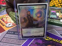 Drannith Magistrate Extended Art FOIL Ikoria, Lair of Behemoths NM MTG Card 314 - Image 1