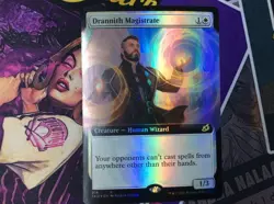 Drannith Magistrate Extended Art FOIL Ikoria, Lair of Behemoths NM MTG Card 314 - Image 3