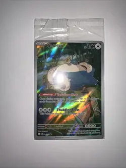 Snorlax 051 Sv: Scarlet & Violet Promo Cards Holo SEALED - Image 2