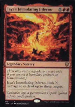 Jaya's Immolating Inferno - Commander Legends: #415, MTG Nm R238 - Image 1