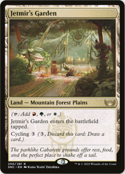 MTG Jetmir's Garden SNC NM Rare Land Mountain Forest Plains 250 New Capenna - Image 1
