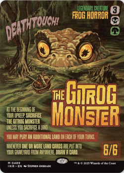 MTG The Gitrog Monster INR NM M 489 Legendary Creature Frog Horror Magic - Image 1