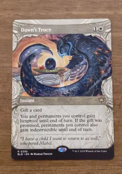 Dawn's Truce (Borderless) - Bloomburrow - Magic the Gathering- MTG 295 - Image 1