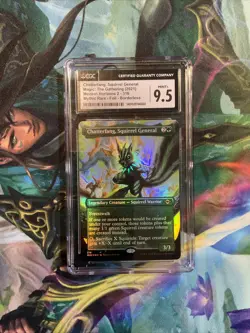 CHATTERFANG, SQUIRREL GENERAL (BORDERLESS) (FOIL) MH2 CGC GRADED 9.5 MINT MTG - Image 1