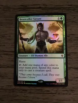 MTG Beastcaller Savant - FOIL!! (Battle for Zendikar) - Image 1