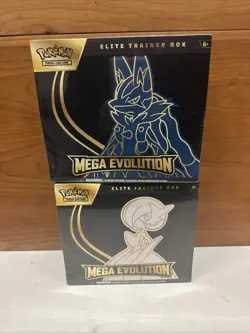 Pokemon Mega Evolution Gardevoir & Lucario ETB Elite Trainer Box Set of 2 - Image 1