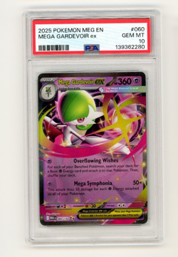 2025 POKEMON MEG EN-MEGA EVOLUTION #060 MEGA GARDEVOIR EX PSA 10 - Image 1