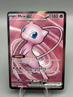 Mew ex 193/165 Pokemon Scarlet & Violet 151 Ultra Rare Full Art NM English - Image 1