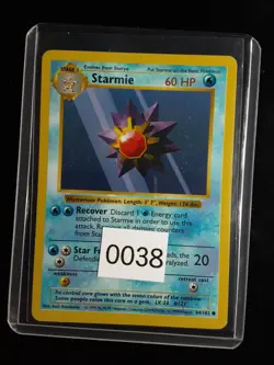 Pokemon Starmie Shadowless Base Set 64/102 Vintage 1999 WOTC - Image 3