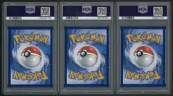 Lot of (3) Pokemon SVP EN Pokemon X Van Gogh Pikachu with Grey Felt Hat PSA 9 - Image 2