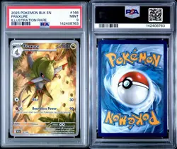 FRAXURE #146 ILLUSTRATION RARE 2025 POKEMON BLK EN BLACK BOLT PSA 9 MINT - Image 3