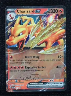 Charizard ex Pokemon Scarlet & Violet Black Star Promo #161 - Image 1