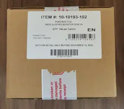 Pokemon ME02 Phantasmal Flames Sleeved Booster Factory Case - 144 Packs - Sealed - Image 1