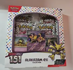 Pokemon TCG 151 Alakazam ex Collection Box Sealed Scarlet And Violet HOT ITEM! - Image 1