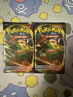 Pokemon Sword & Shield Base Set Booster Packs 2 Packs - Image 1