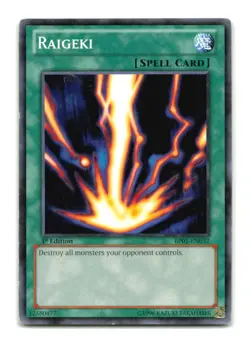 Raigeki (Starfoil) - BP01-EN032 1st Edition Starfoil Rare - YuGiOh-MP - Image 1