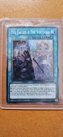 The Fallen & The Virtuous CH01-EN019 SEALED ✨Starlight Rare✨ - Image 1