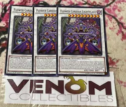 3x (M/NM) - Flower Cardian Lightflare - RATE-EN045 - Rare - 1st Edition YuGiOh - Image 1