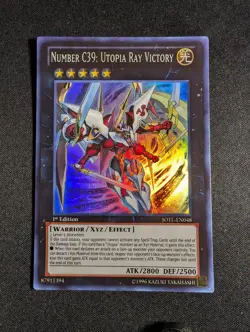 Yugioh - Number C39: Utopia Ray Victory JOTL-EN048 1st Super MP - Image 1