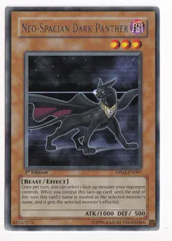 Yugioh Neo-Spacian Dark Panther DP03-EN007 1ST EDITION NM - Image 1