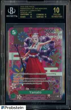 2023 One Piece Awakening Of the New Era #OP01121 Yamato SP BGS 10 BLACK LABEL - Image 1