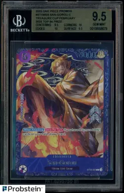 One Piece TCG Treasure Cup Top 64 San-Gorou Prize BGS 9.5 GEM MINT - Image 1