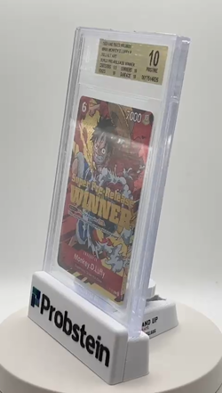 2022 ONE PIECE PROMOS SUPER PRE-RELEASE-WINNER #P001 MONKEY D. LUFFY BGS 10 - Image 2