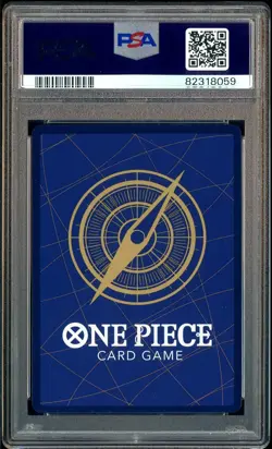 2022 One Piece OP01-Alternate Art Pre-Errata #025 Roronoa Zoro Holo Wheel PSA 10 - Image 3