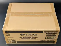 One Piece OP14-EB04 The Azure Sea's Seven English 12 Booster Box Case Sealed - Image 1