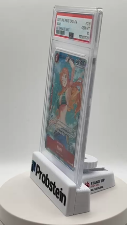 2022 One Piece OP01 EN Pre-Errata Alpha Alternate Art #016 Nami PSA 10 GEM MINT - Image 2