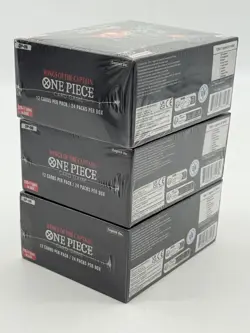 Lot of (3) One Piece English OP-06 Wings of the Captain Booster Boxes Sealed - Image 3