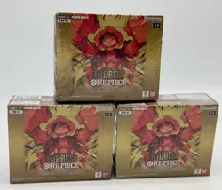 Lot of (3) One Piece English PRB-01 The Best Premium Booster Boxes Sealed - Image 1