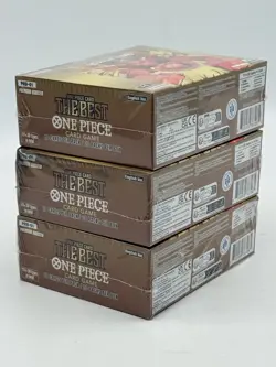 Lot of (3) One Piece English PRB-01 The Best Premium Booster Boxes Sealed - Image 3