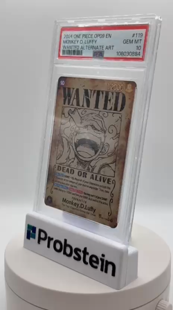 2024 One Piece OP09 EN Wanted Alternate Art #119 Monkey D. Luffy PSA 10 - Image 2