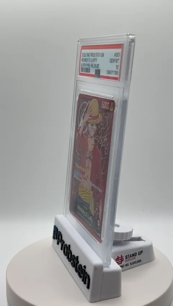 2022 One Piece ST01 EN Super Pre-Release #001 Monkey D. Luffy Red Manga PSA 10 - Image 2