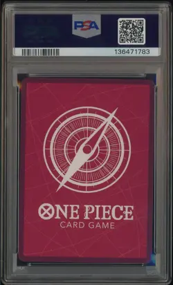 2022 One Piece ST01 EN Super Pre-Release #001 Monkey D. Luffy Red Manga PSA 10 - Image 3