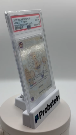 2025 ONE PIECE OP11 MONKEY D. LUFFY 3RD ANNIV. GOLD OP05 119 SEC PSA 10 GEM MINT - Image 2