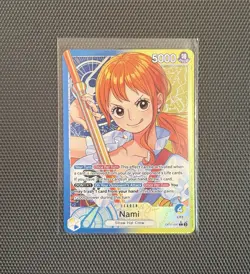 Nami Alt Art Leader - A Fist Of Divine Speed #OP11-041 L One Piece TCG - Image 1
